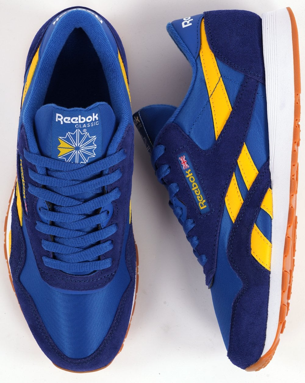 Reebok Classic Trainers Blue Yellow
