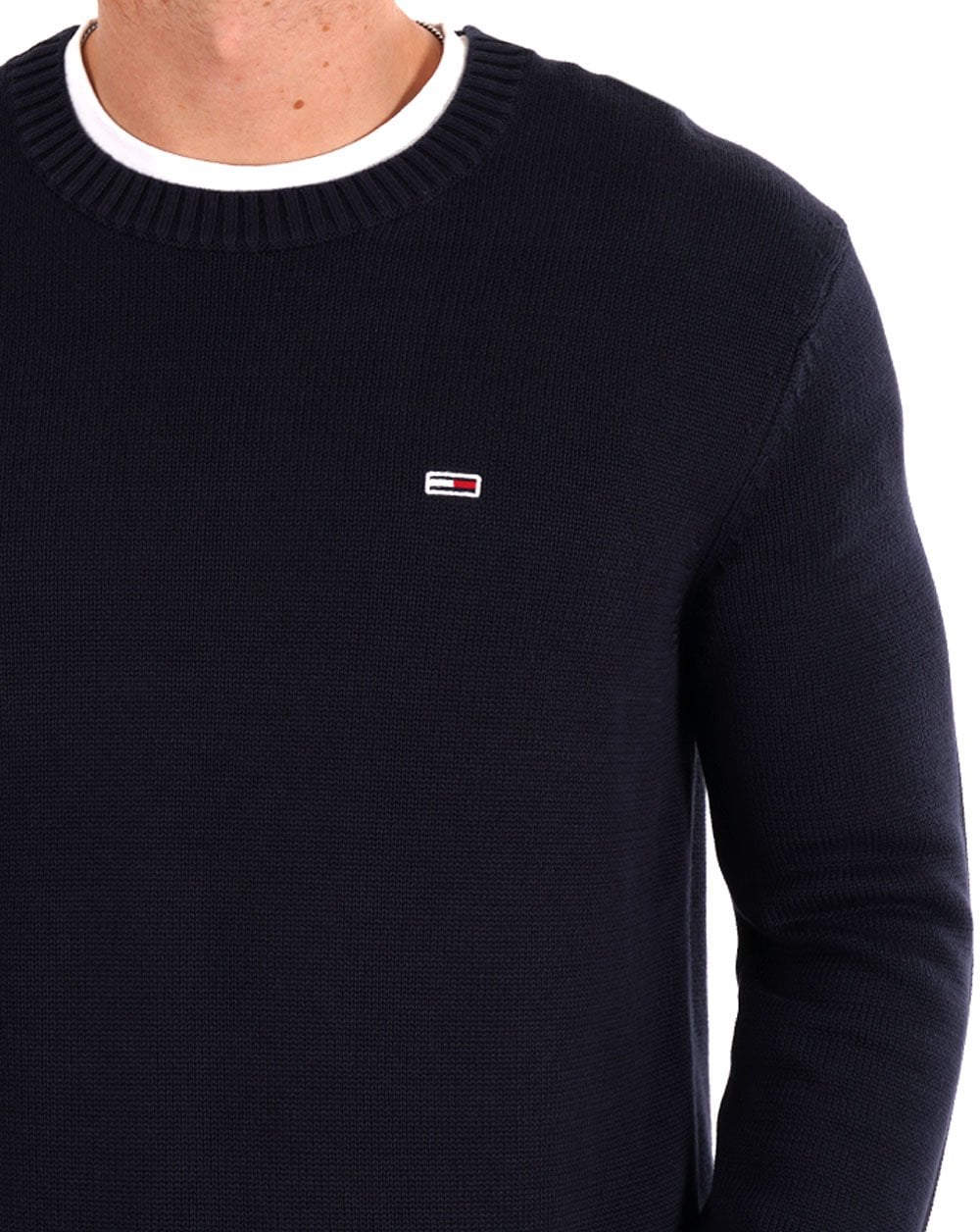 Tommy Jeans Crew Neck Jumper Navy
