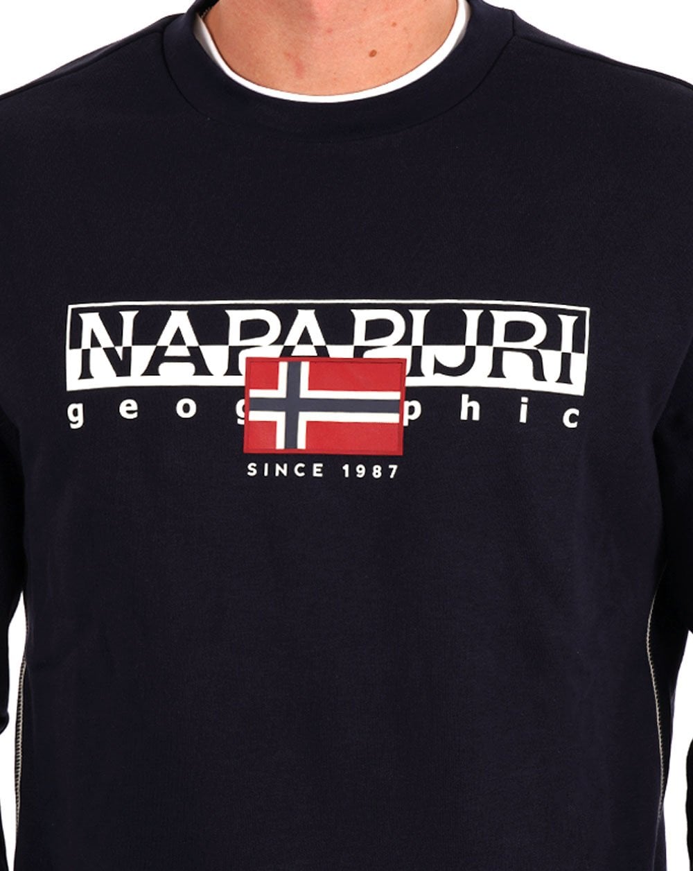 Napapijri Aylmer Winter Crew Sweat Navy Blue