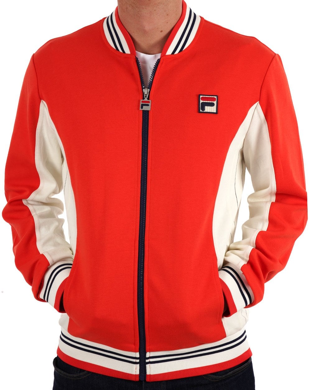 Fila Vintage Settanta Pro Badge Track Top OG Red