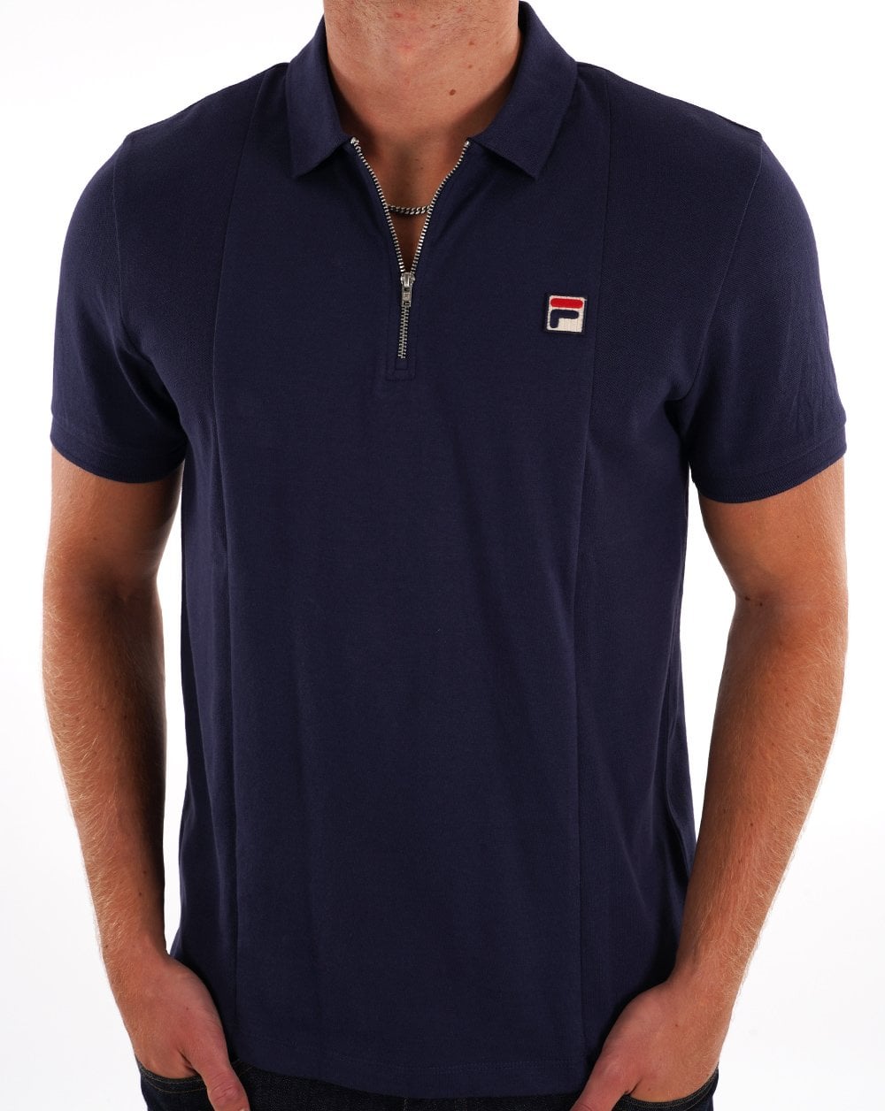 Fila Vintage Anton Polo Shirt Navy