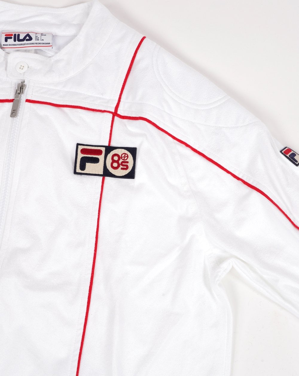 Fila Vintage Pro Badge Terrinda Track Top White/Red