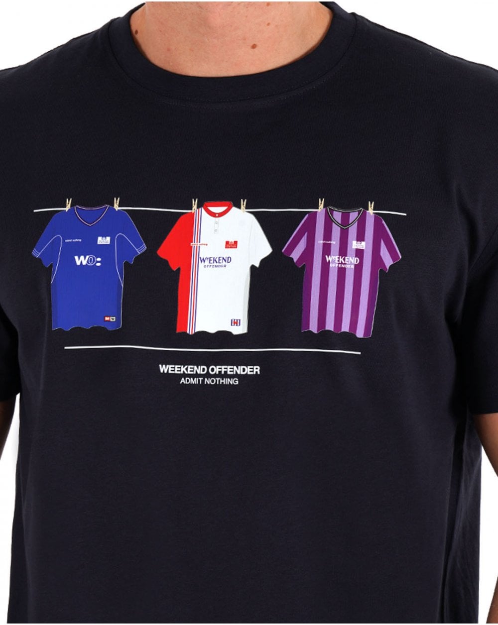 Weekend Offender Rangers T-shirt New Navy Blue