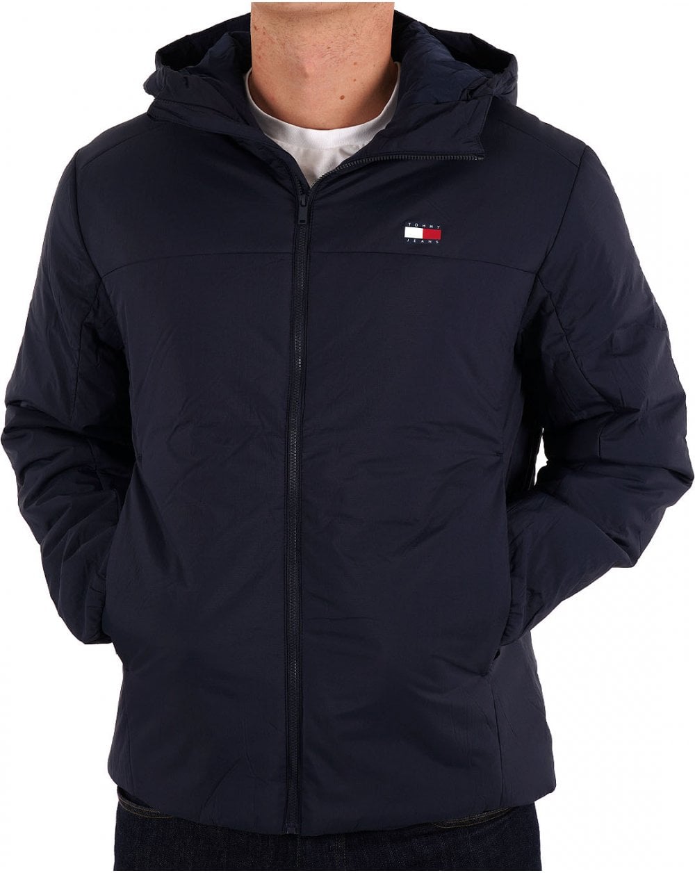 Tommy Jeans Lightweight Hooded Jacket Navy