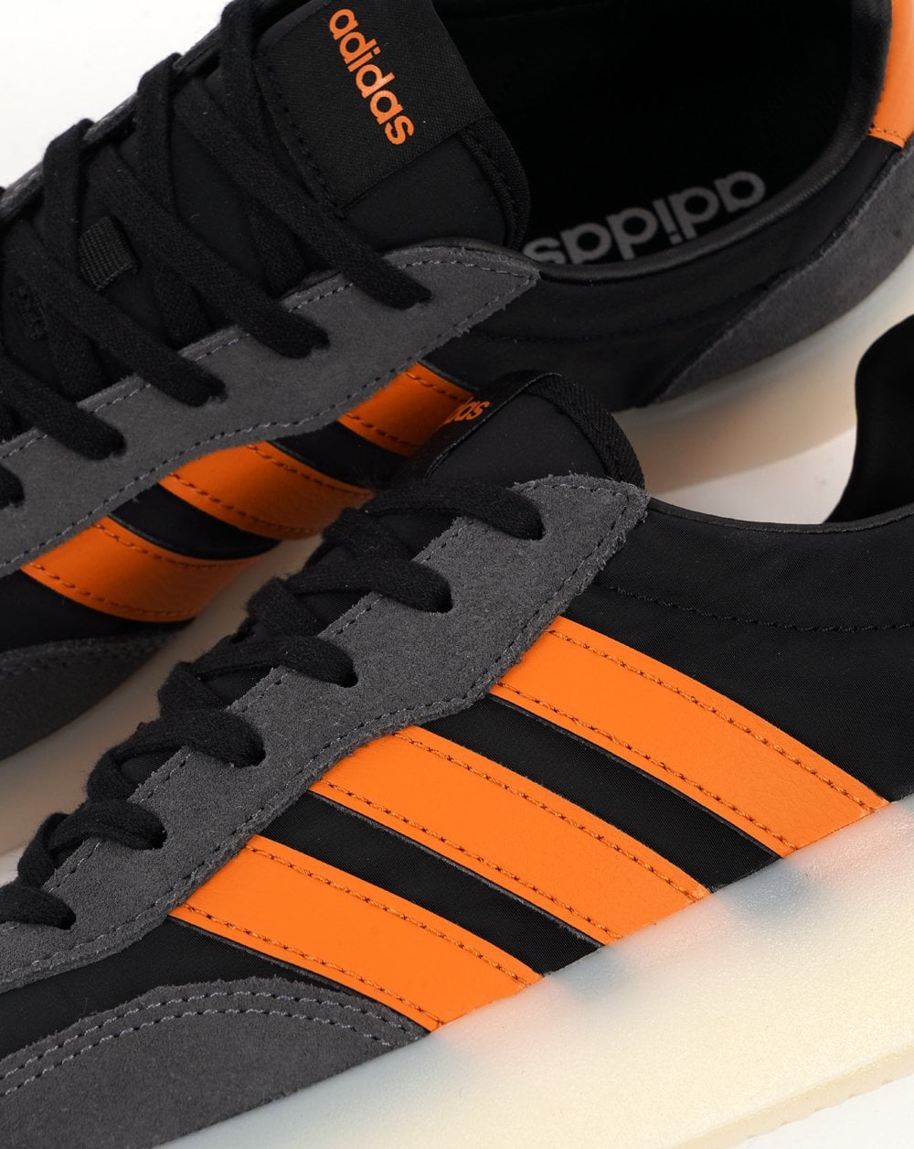 Adidas Barreda Trainers Black Orange Ice Sole