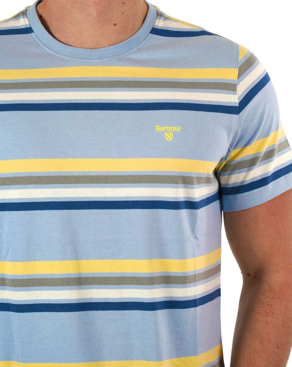 Barbour Hampstead Stripe T-shirt Niagara Mist