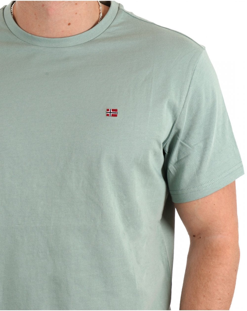 Napapijri Salis T Shirt Green Military