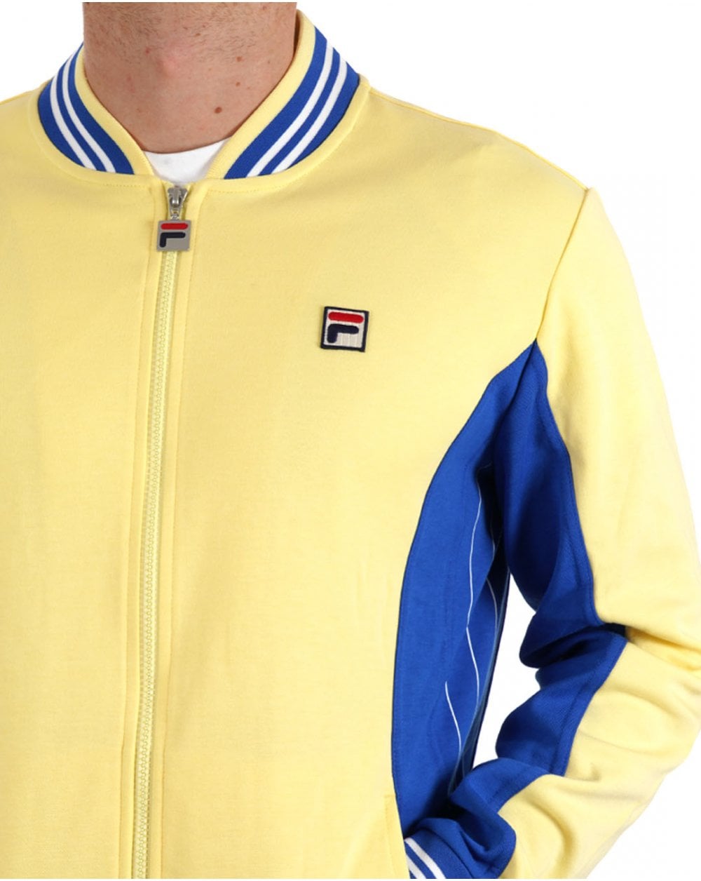 Fila Vintage Mk1 Settanta Track Top Yellow / Royal