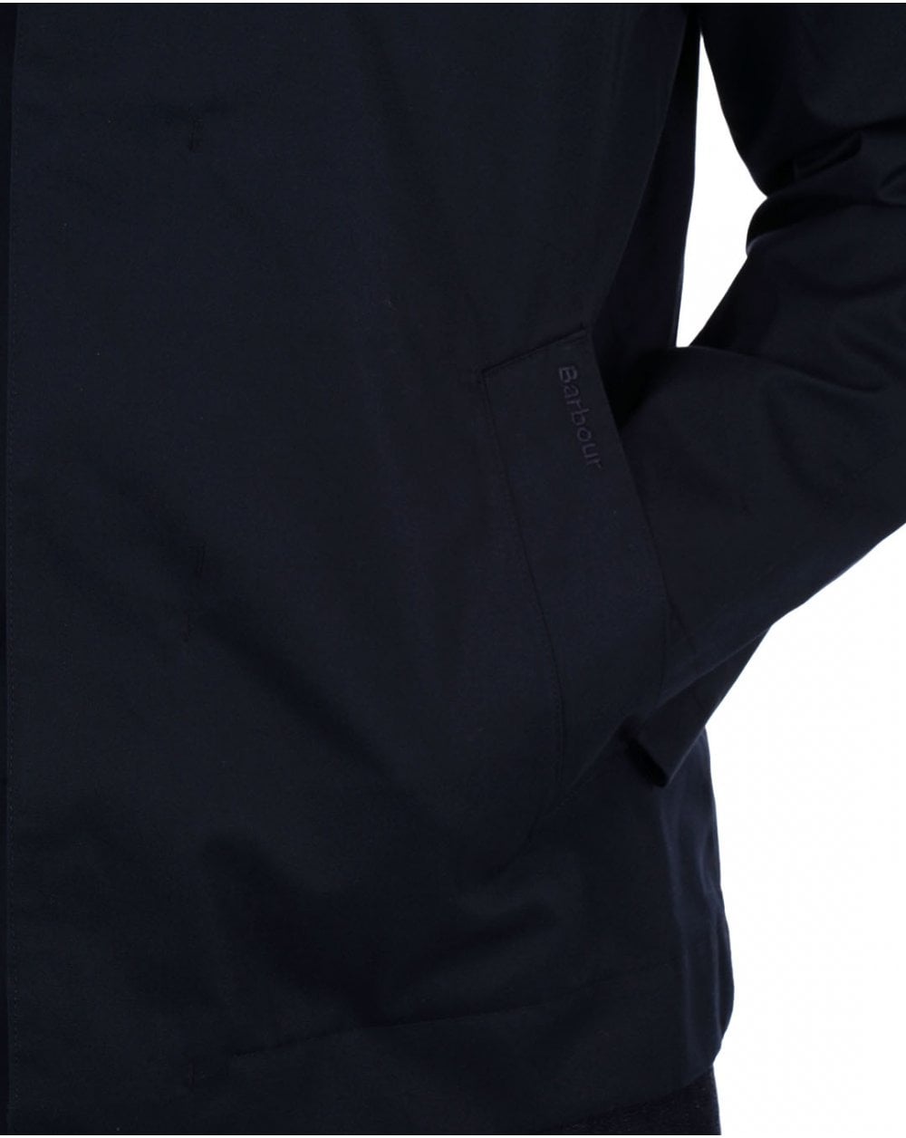 Barbour Short Rokig Waterproof Jacket Navy