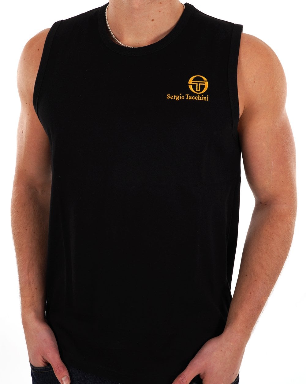 Sergio Tacchini Vest Black Gold