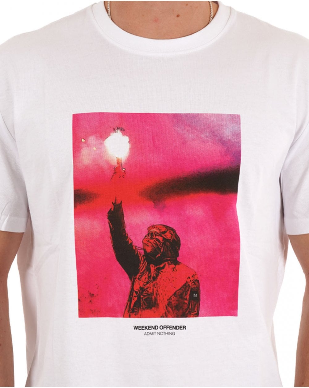 Weekend Offender Bagliore T Shirt White