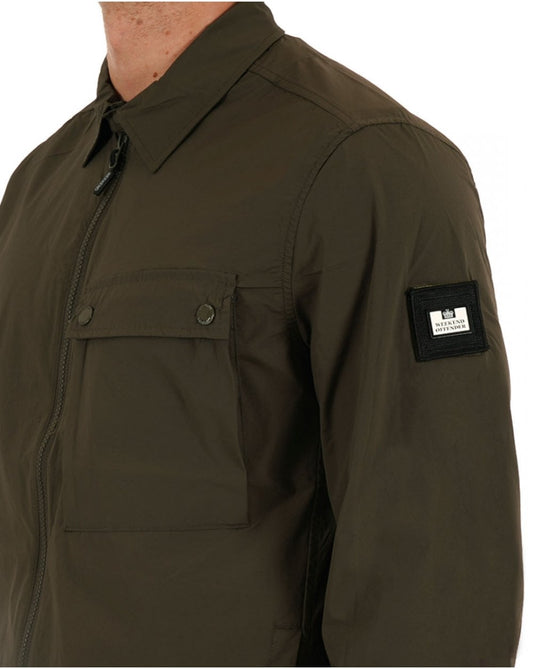 Weekend Offender Weekend Offender Southbank Overshirt Khaki Green