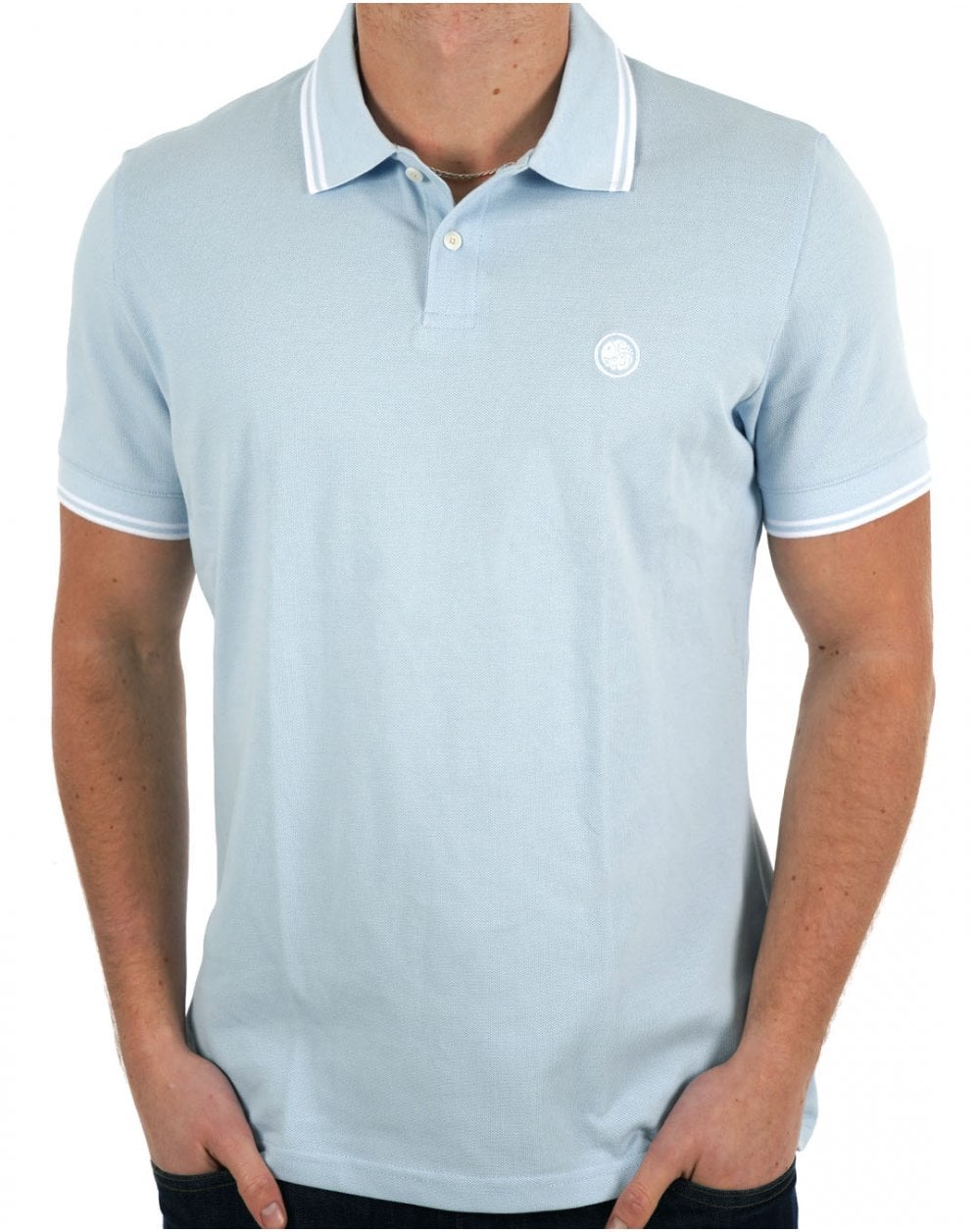 Pretty Green Barton Polo Shirt Light Blue