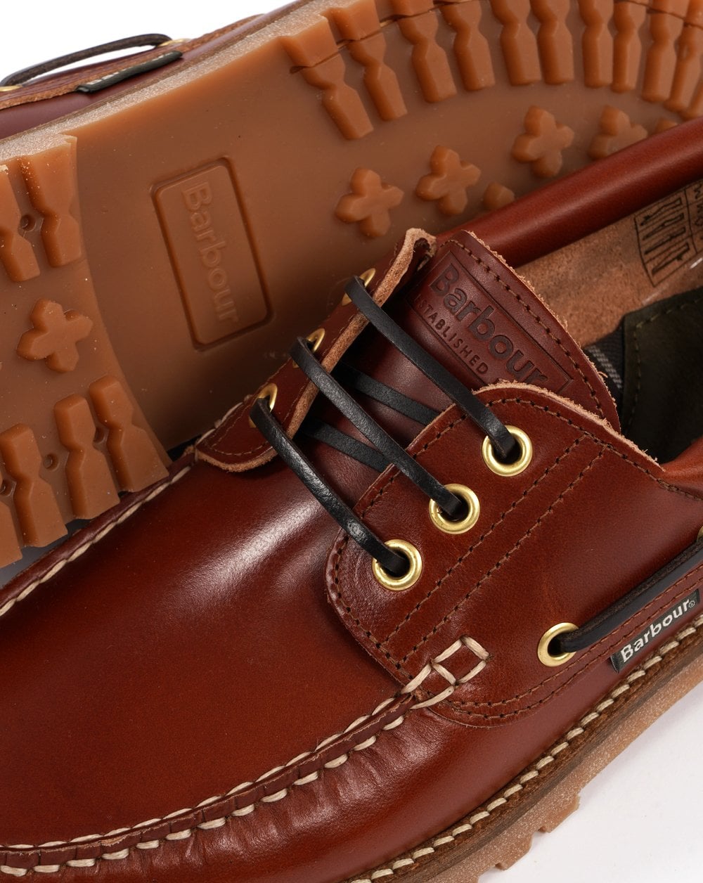 Barbour Deck Boat Shoe Tan