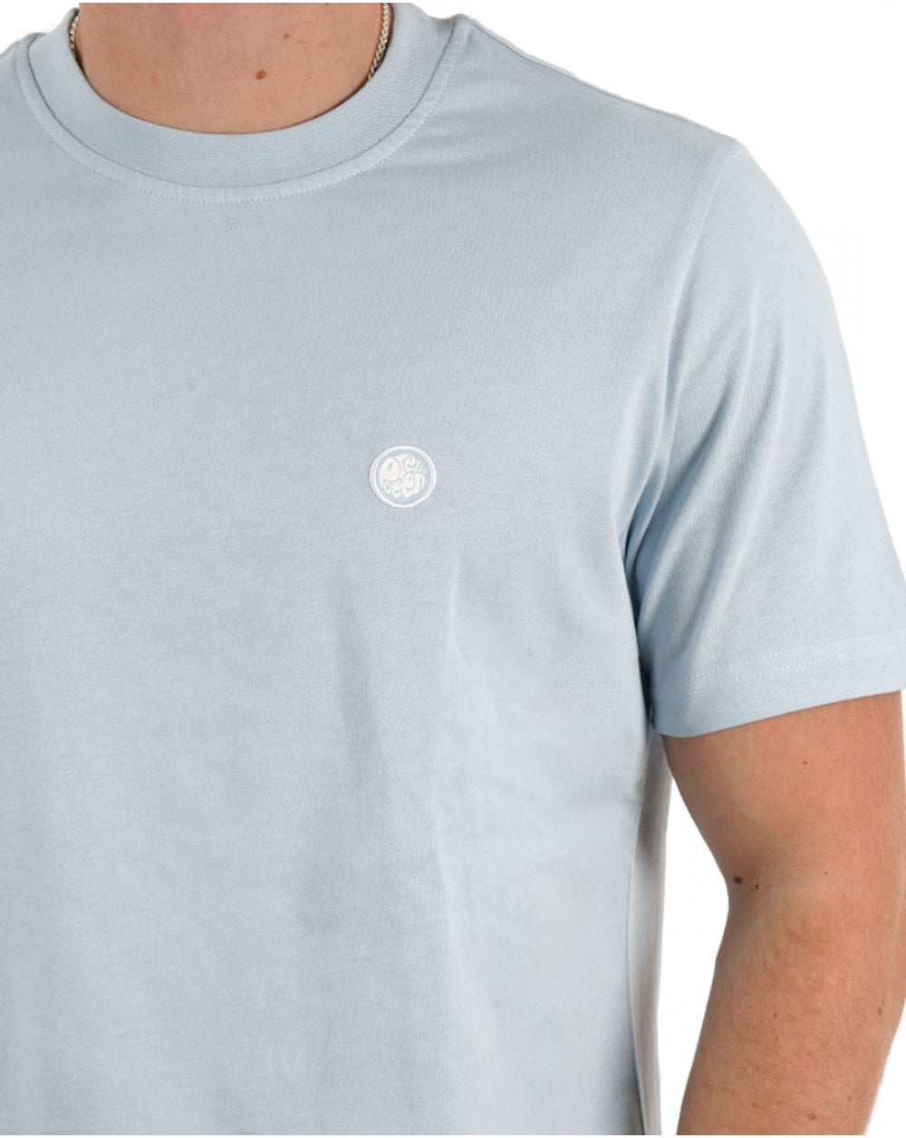 Pretty Green Mitchell T Shirt Light Blue