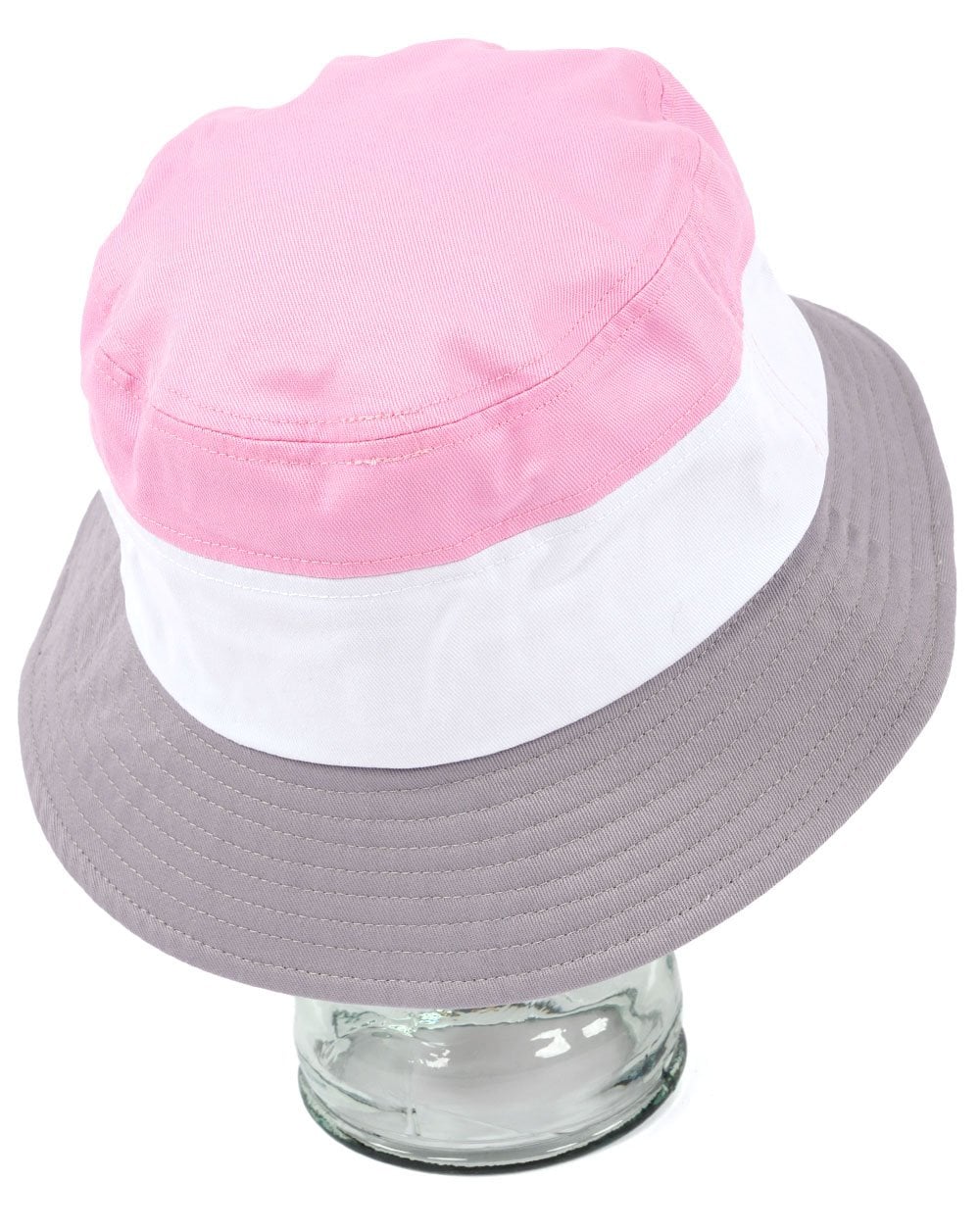 Fila Vintage Marco Bucket Hat Pink/White/Grey