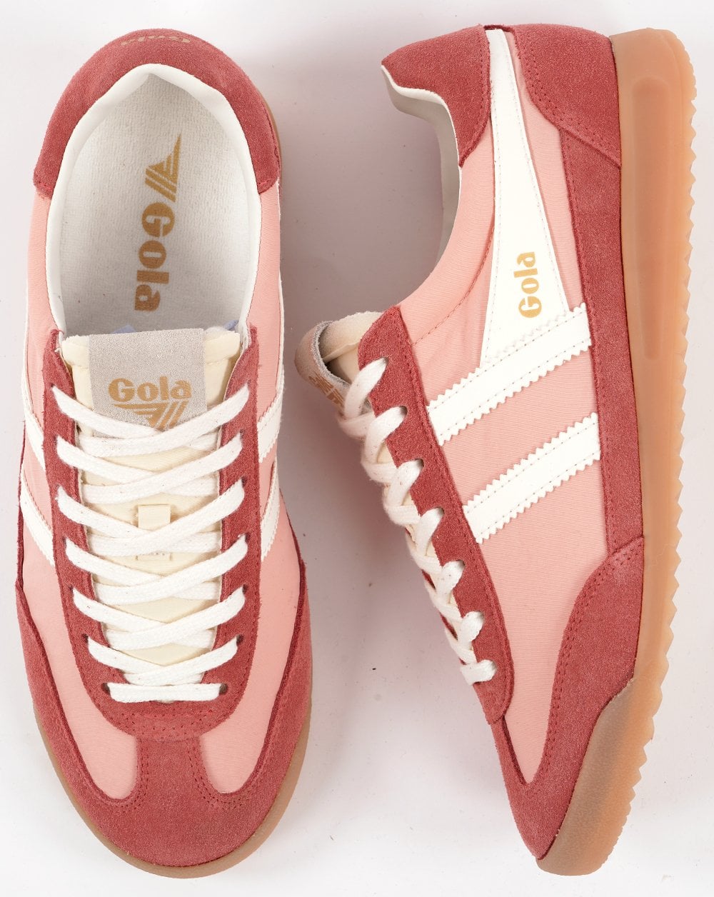 Gola Women's Firefly Trainers Pale Pink /Clay / Off White