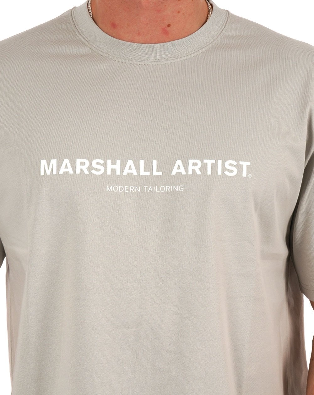 Marshall Artist Coastal Erosion T Shirt Dove Grey