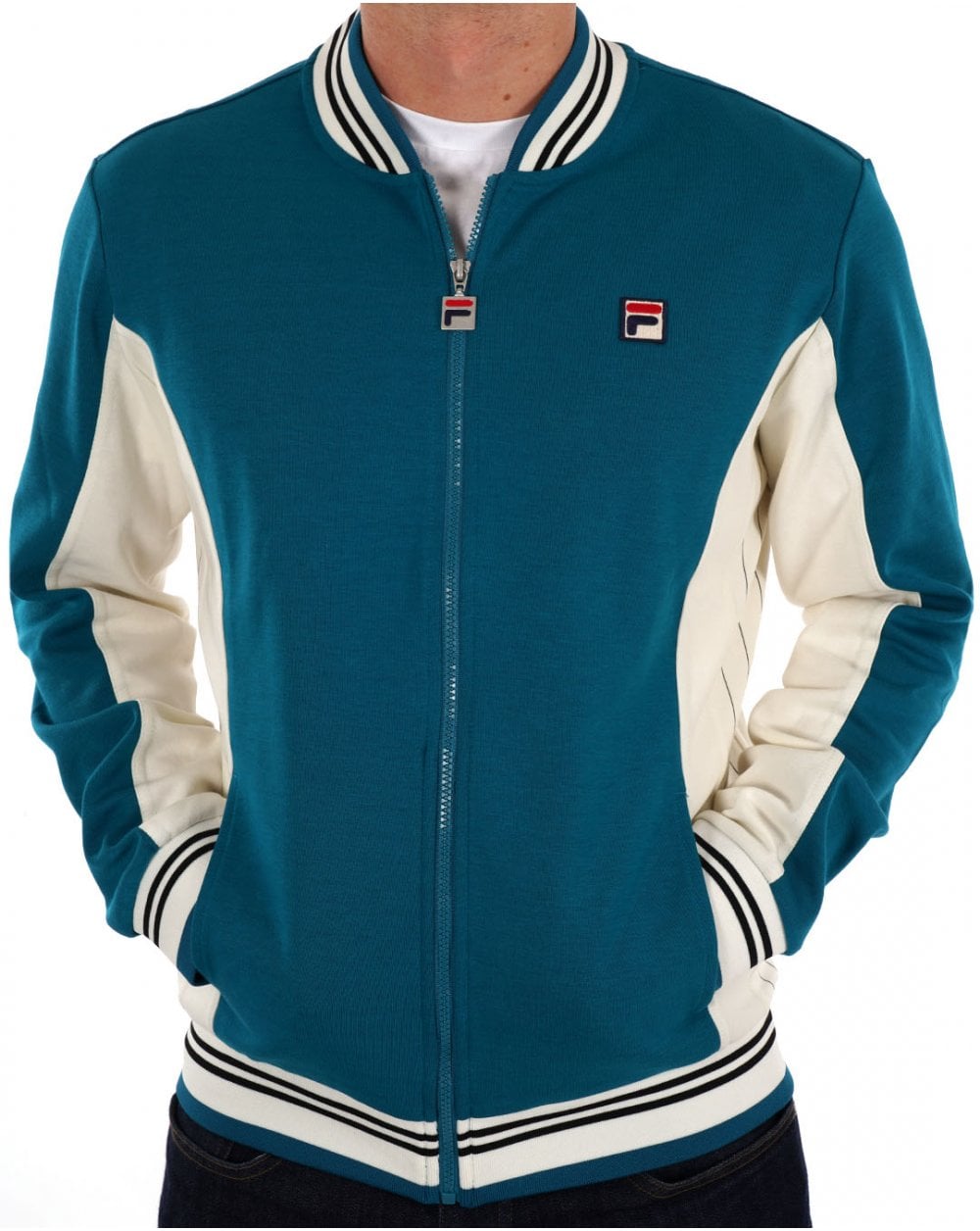 Fila Vintage Mk1 Settanta Track Top Lagoon / Gardenia