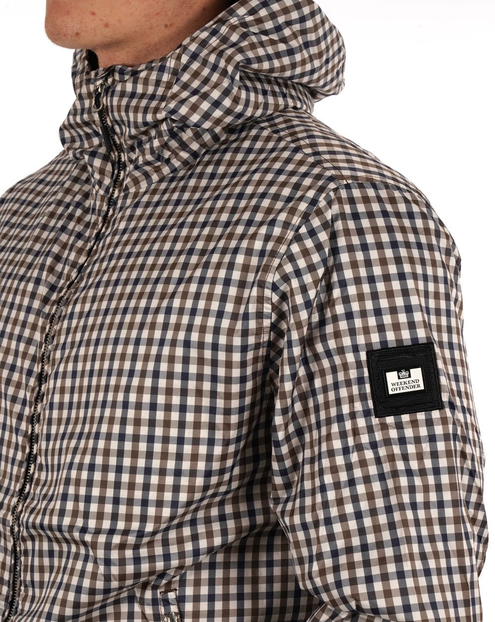 Weekend Offender Campania Check Windbreaker Mid House Check