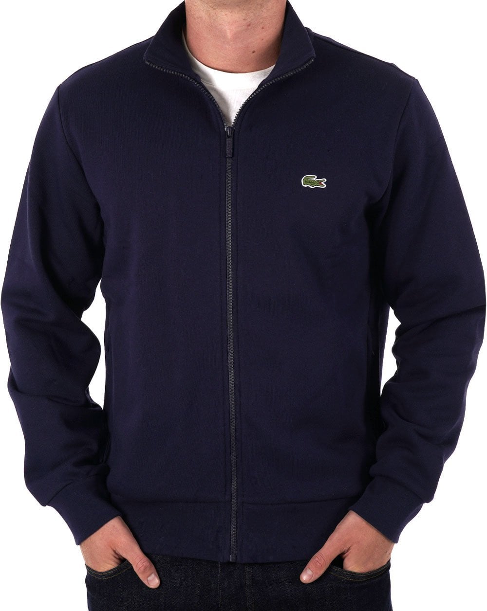 Lacoste Full Zip Track Top Navy