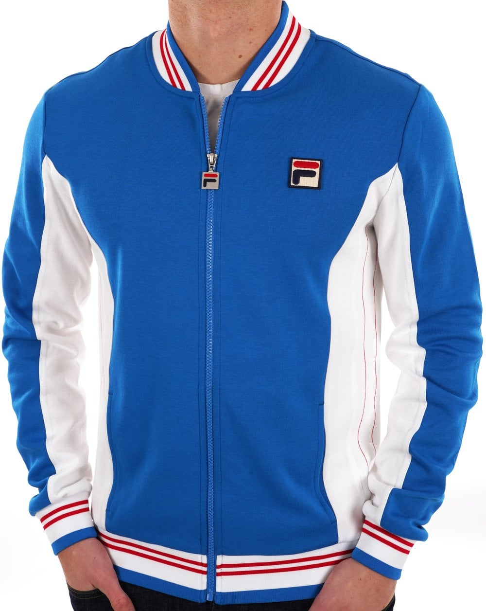 Fila Vintage Settanta Track Top Exclusive Pro Badge French Blue