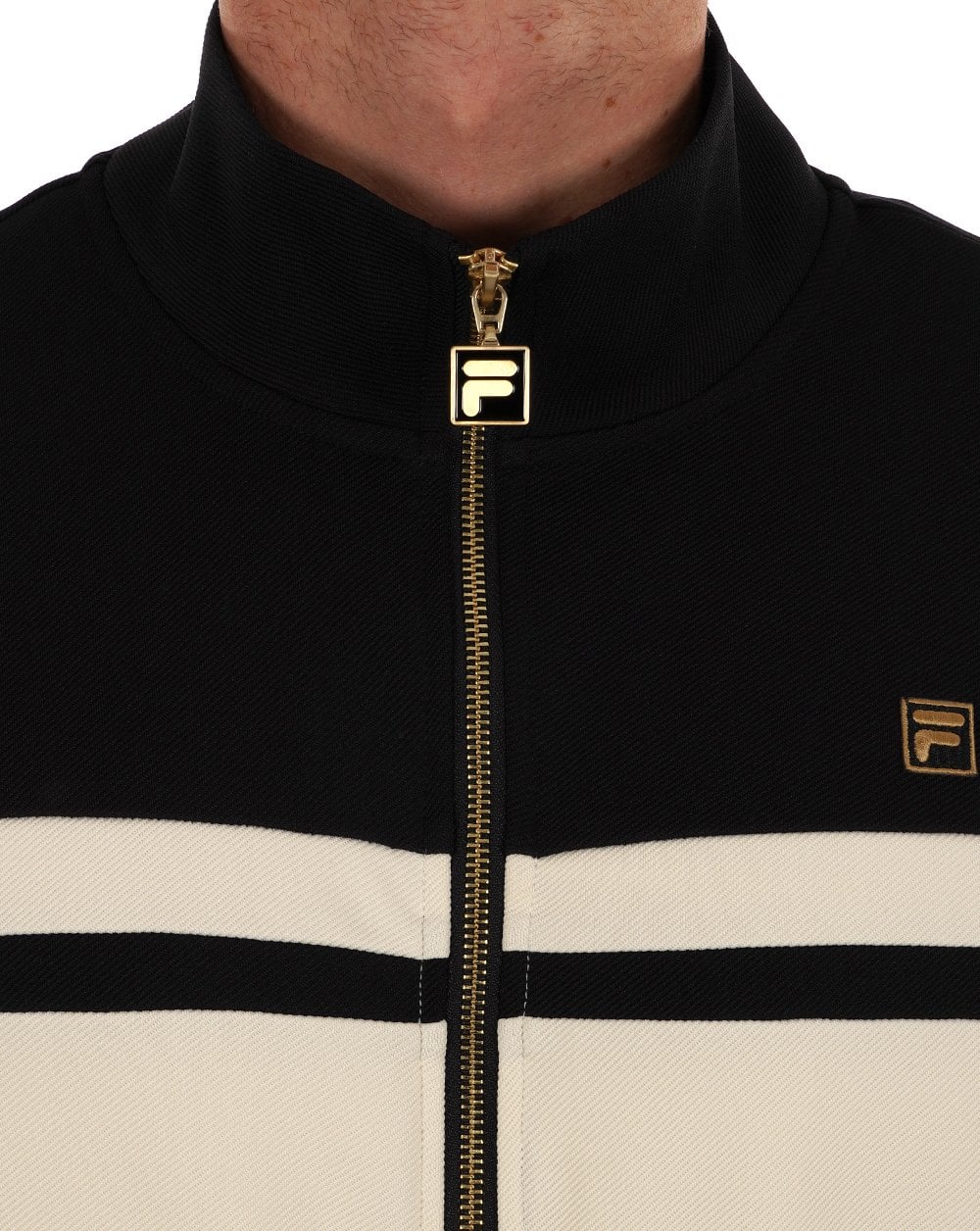Fila Gold Rick Track Top Black / Egret
