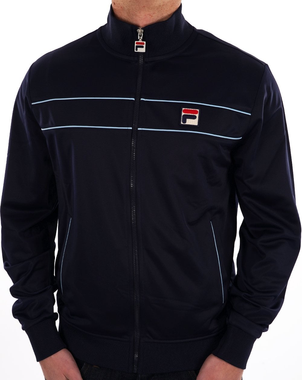 Fila Vintage Tris Track Top Navy