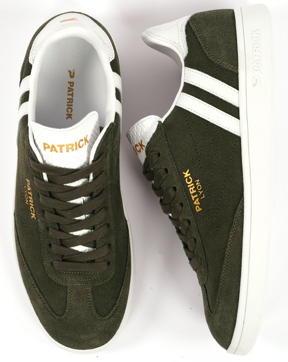 Patrick Lyon Trainers Olive/White