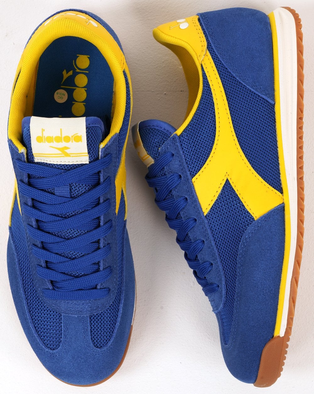 Diadora Cross Trainers Royal/Yellow