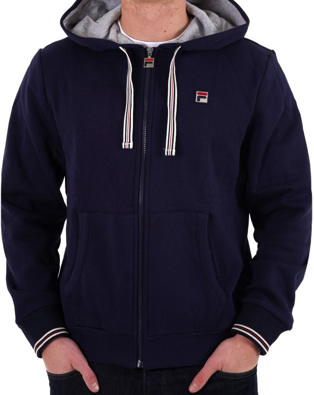 Fila Vintage Tenconi Hoodie Navy