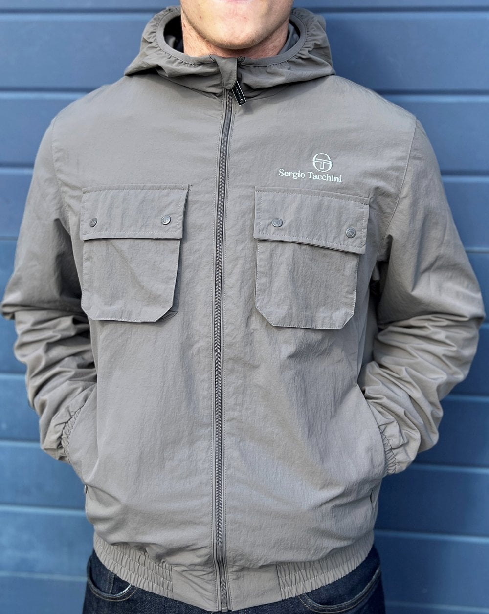 Sergio Tacchini Terrace Pocket Jacket Grey