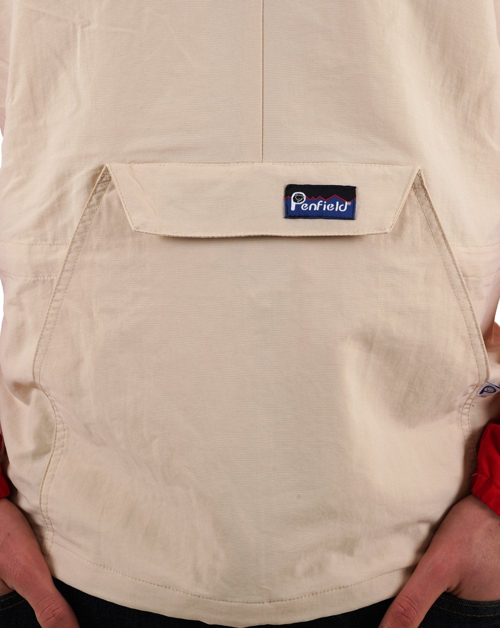 Penfield 50th Anniversary Pac Jac Jacket Anorak Ecru/Red
