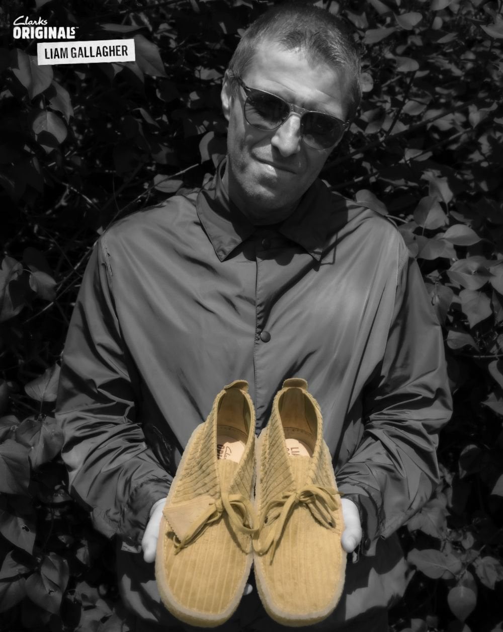 靴 Liam Gallagher Clarks Desert Rain UK9 Clarks Originals Liam Gallagher Desert Rain Boots Maple Cord