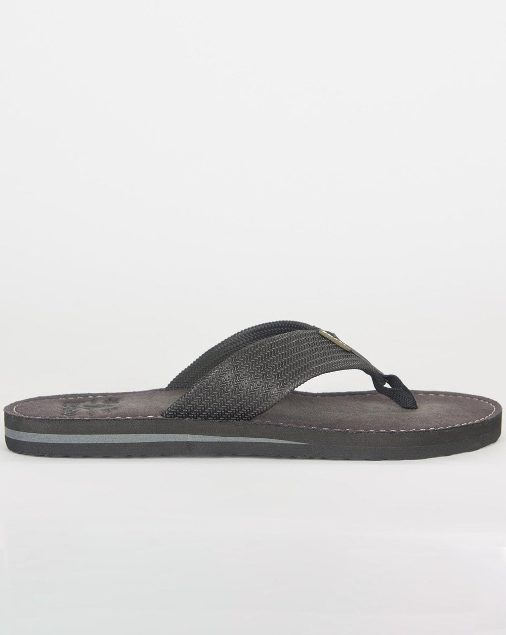 Barbour Toeman Beach Sandals Black