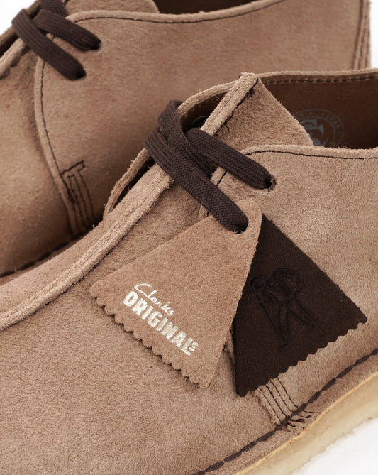 Clarks Originals Clarks Originals Desert Trek Shoes Wolf Grey Suede