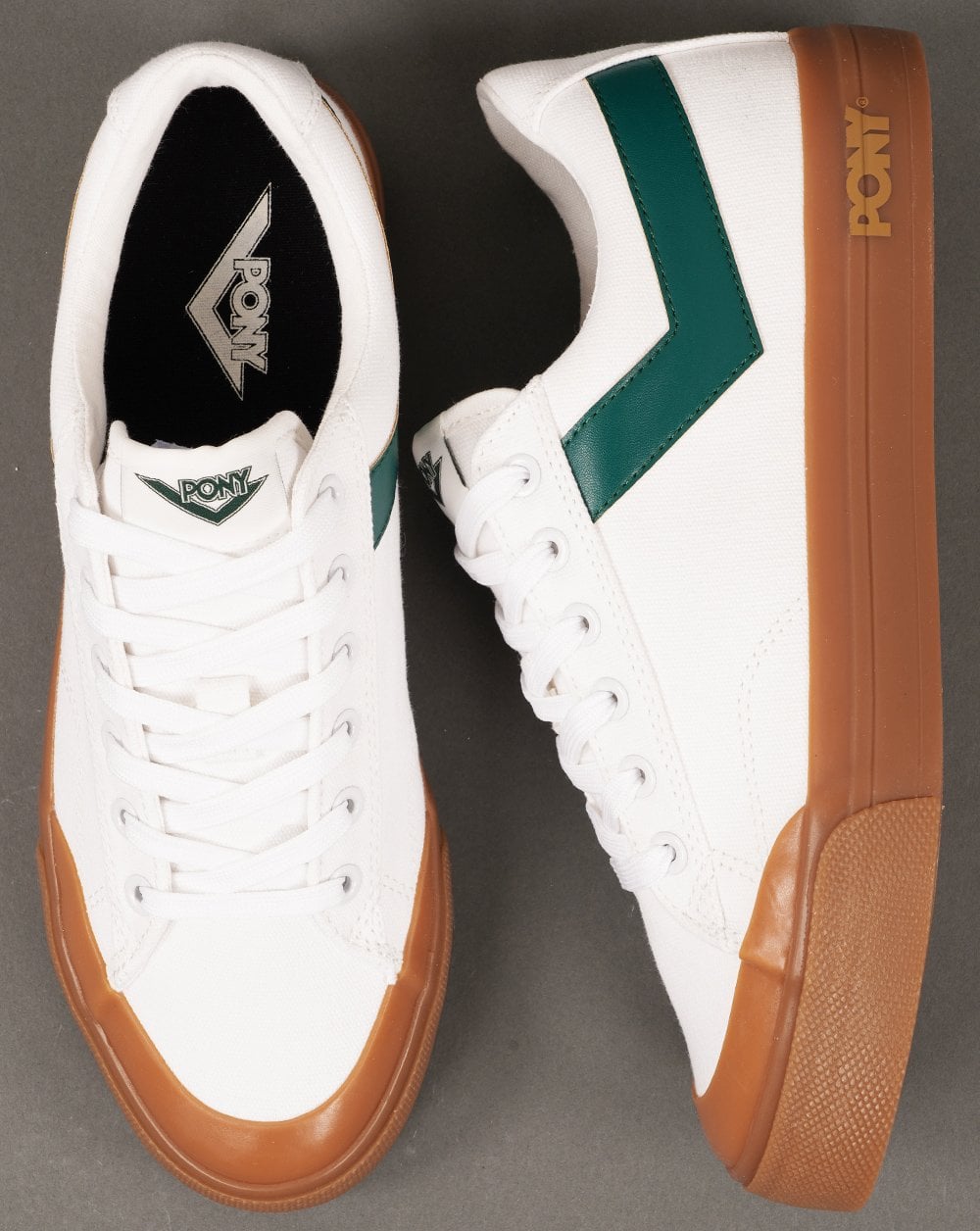 Pony Slam Dunk Low Trainers White / Green / Gum