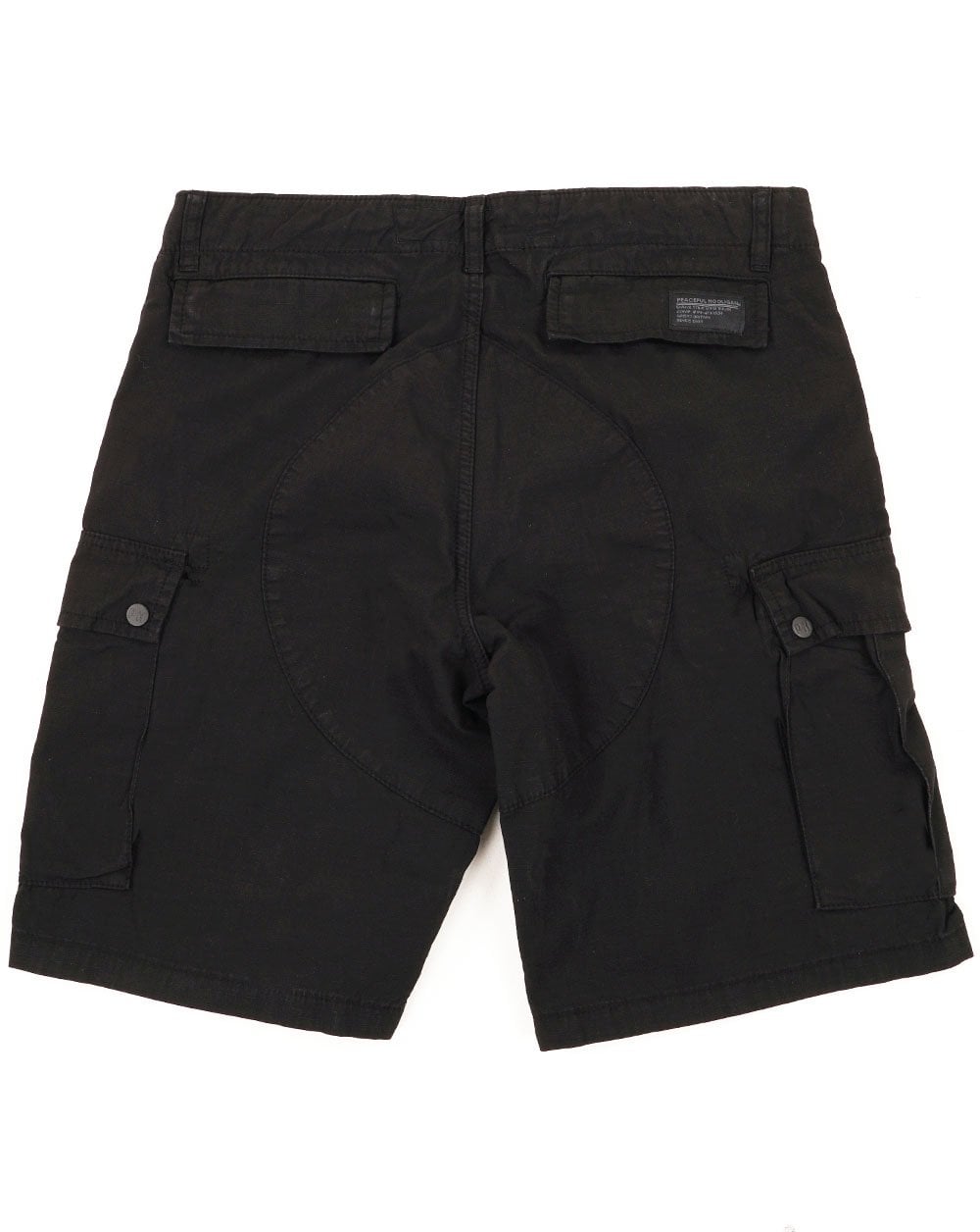 Peaceful Hooligan Container Cargo Shorts Black