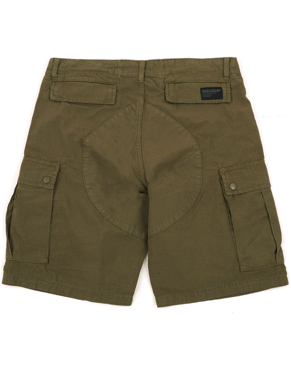 Peaceful Hooligan Container Cargo Shorts Dark Olive
