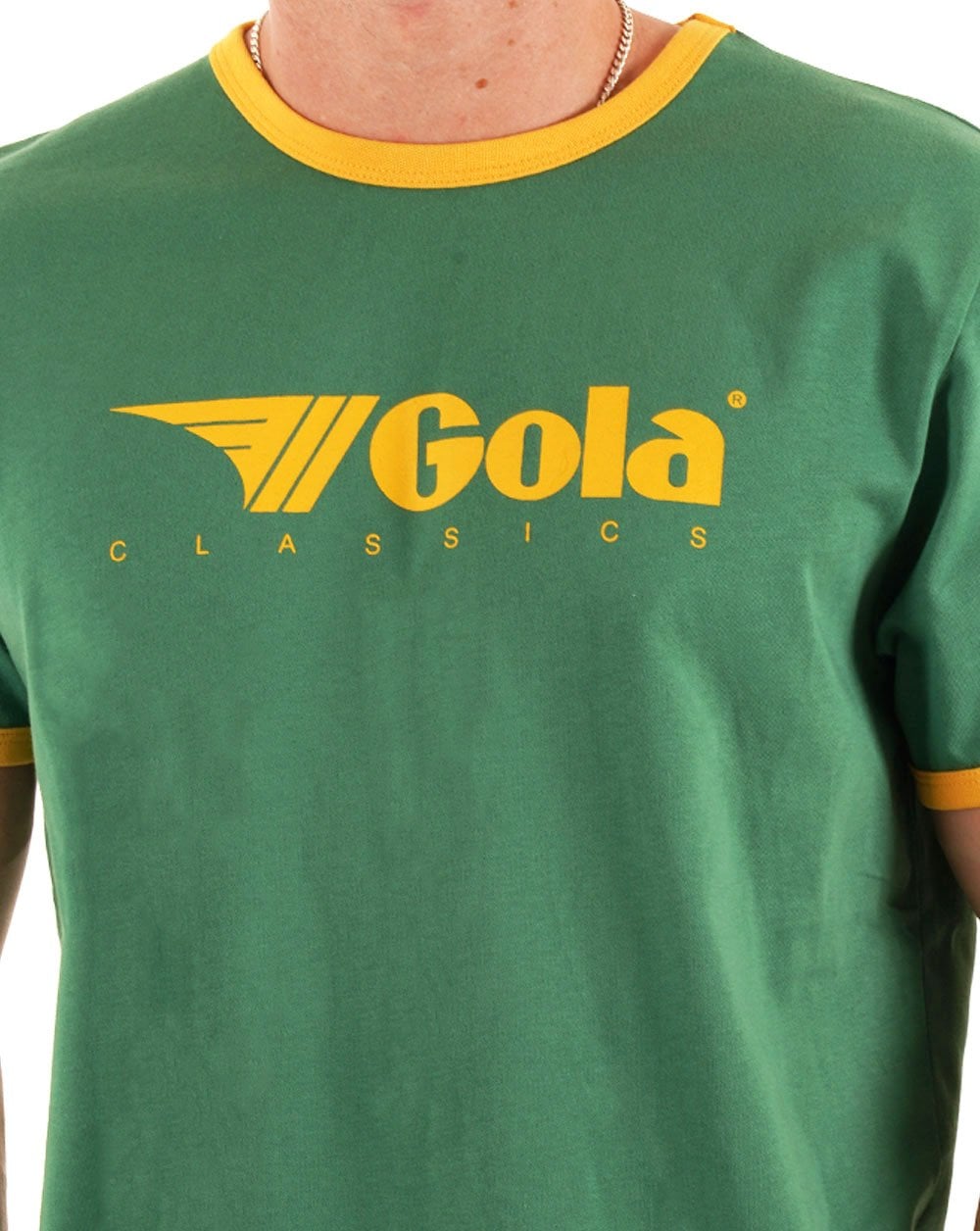 Gola Ringer T-shirt Green
