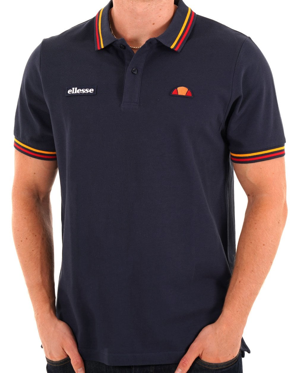 Ellesse Doran Polo Shirt Navy