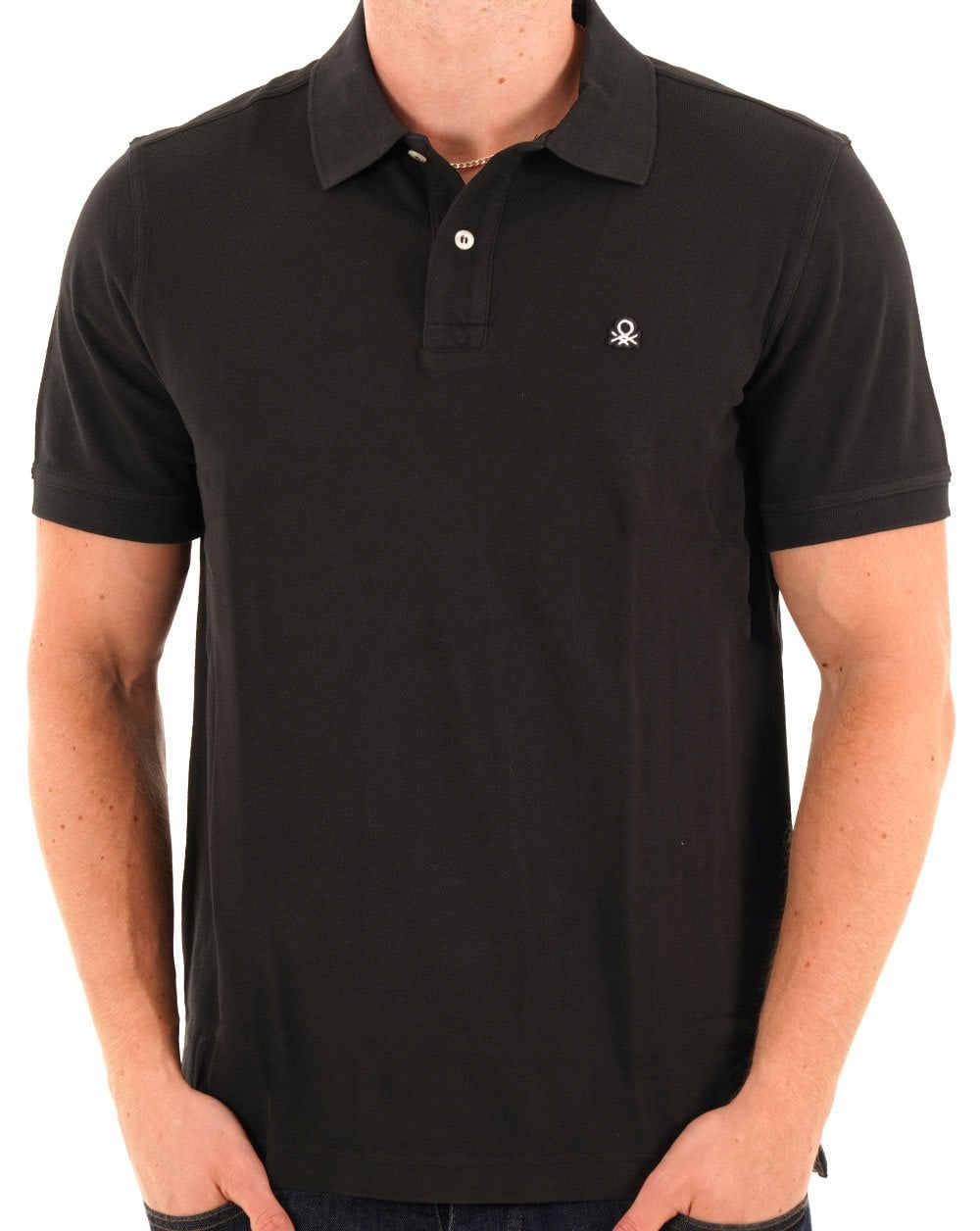Benetton Polo Shirt Black