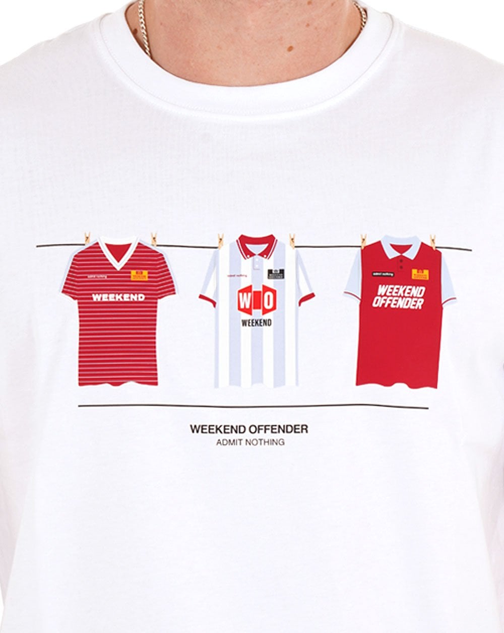 Weekend Offender West Ham Kits T Shirt White