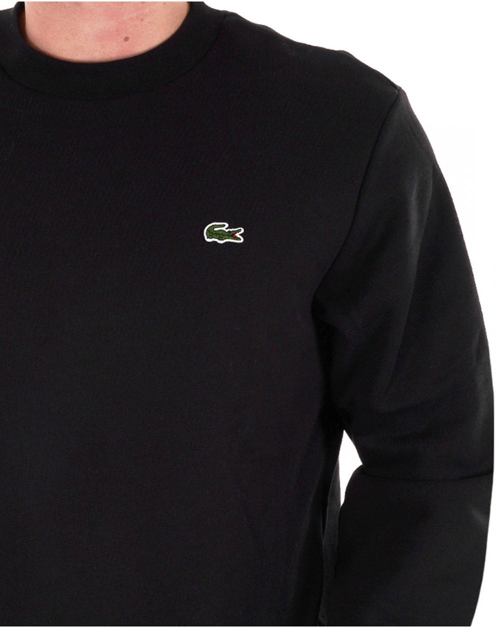 Lacoste Cotton Sweatshirt Black