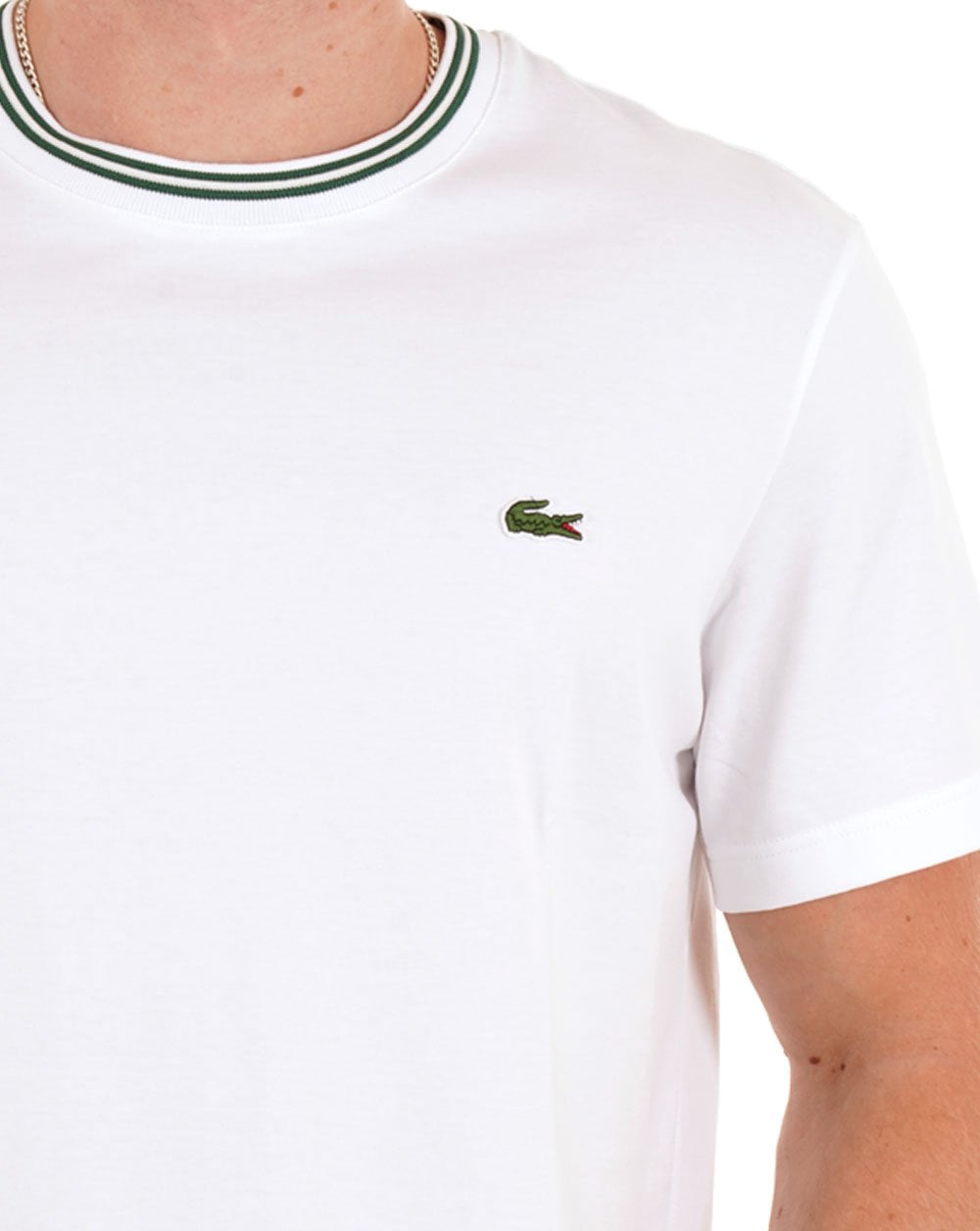 Lacoste Ringer T Shirt White