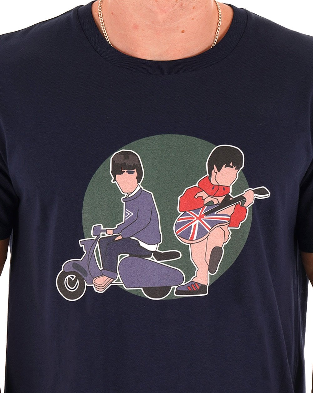 MINTY Rock & Roll Stars T-shirt Navy