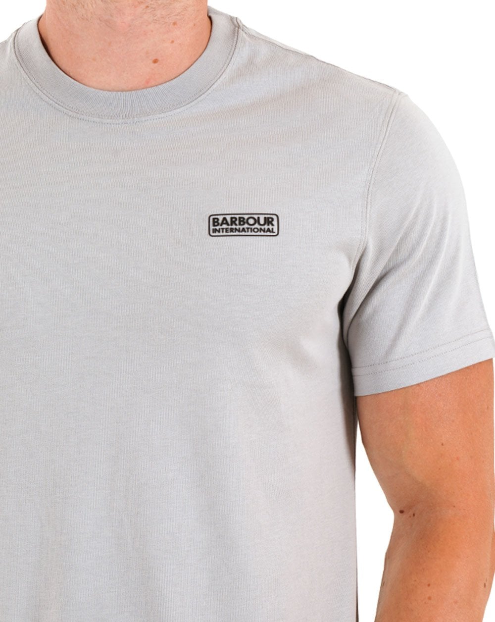 Barbour International Small Logo T-shirt Ultimate Grey