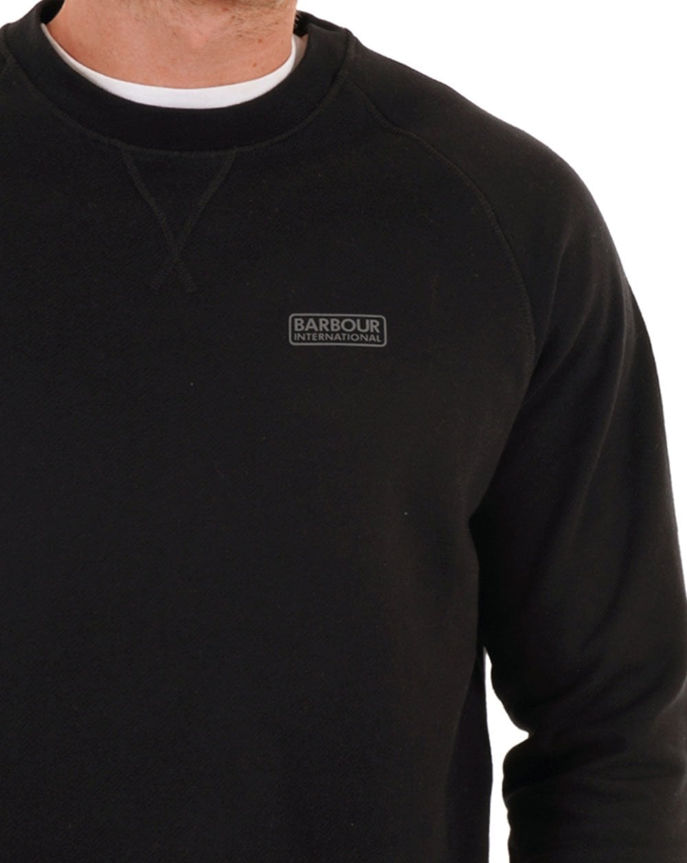 Barbour International Essential Crew Sweat Black