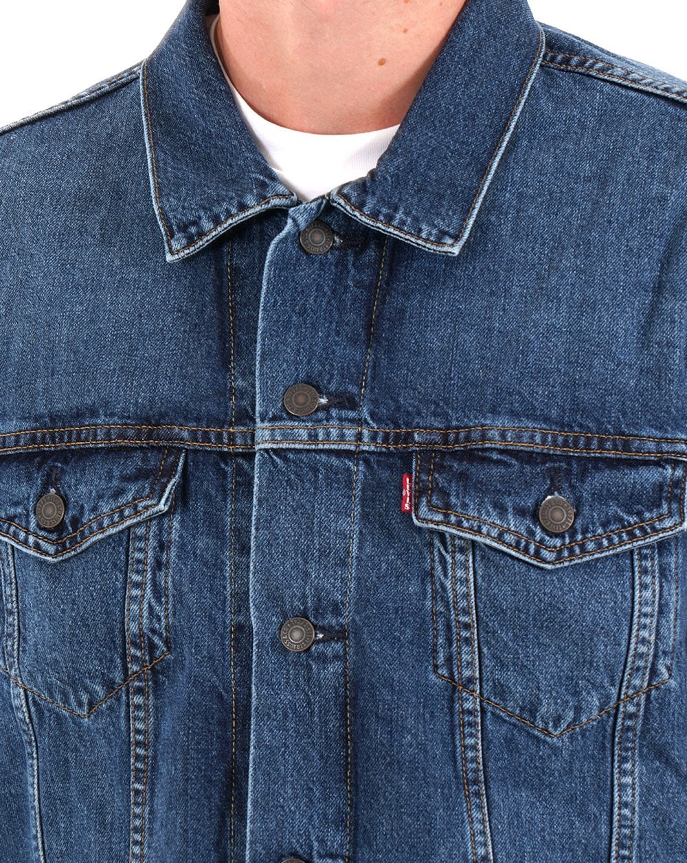 Levi's Relaxed Fit Trucker Jacket Medium Indigo