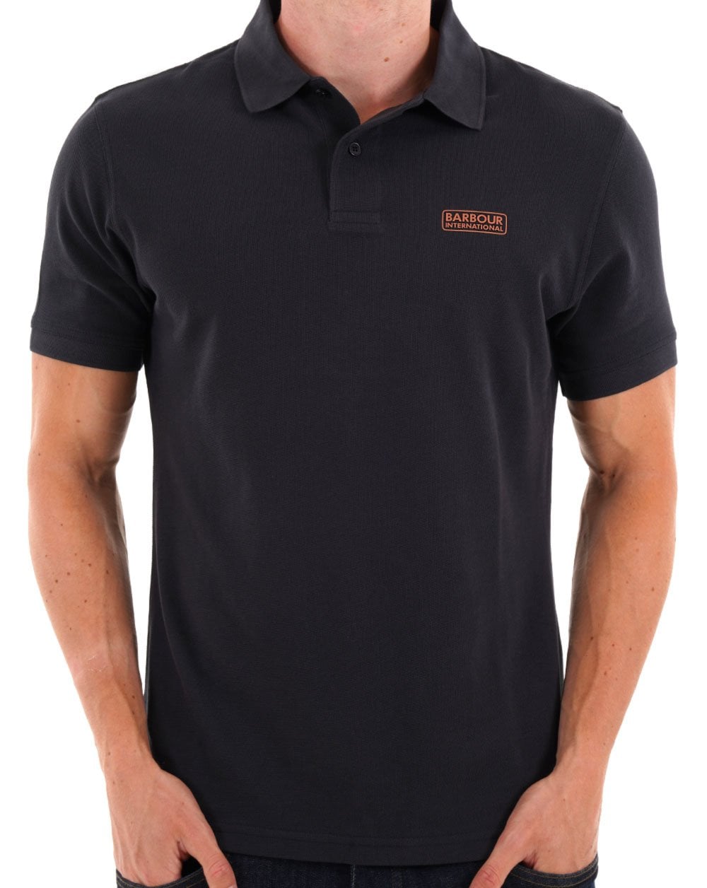 Barbour International Essential Polo Dark Navy